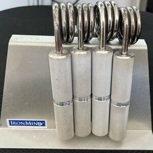 Captains of Crush Grip Trainers, Grippers, Set of 4 with Caddy